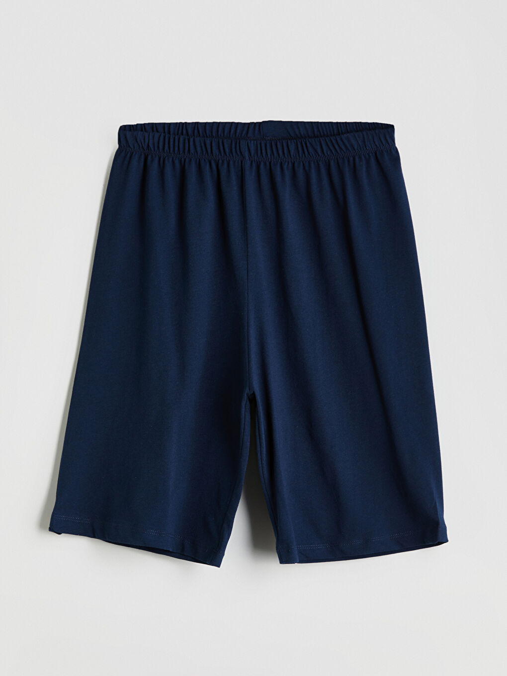 Lacivert Beli Lastikli Erkek Çocuk Pijama Şort