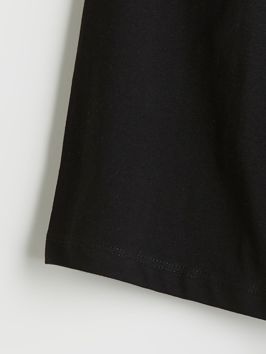 Siyah Beli Lastikli Erkek Çocuk Pijama Şort-1