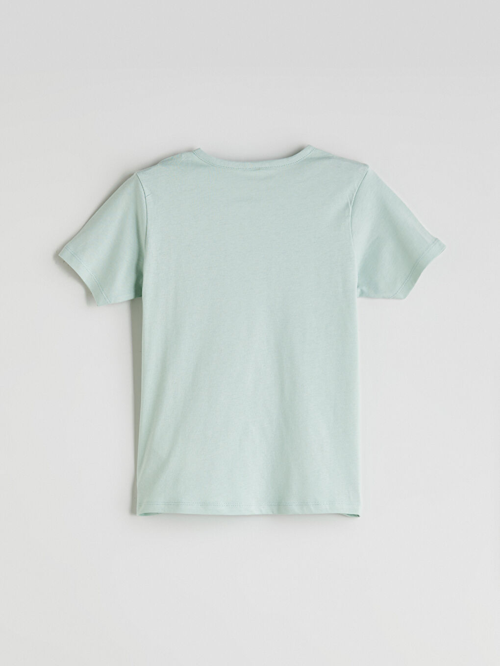 Turkuaz Bisiklet Yaka California Baskılı Erkek Çocuk Pijama Üst-1