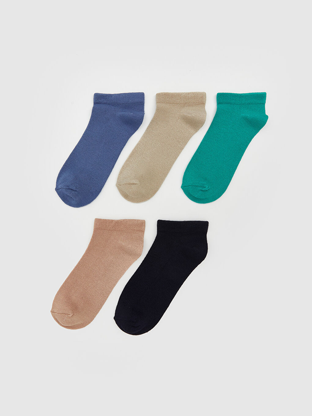 Karışık Basic Erkek Çocuk Patik Çorap 5'li