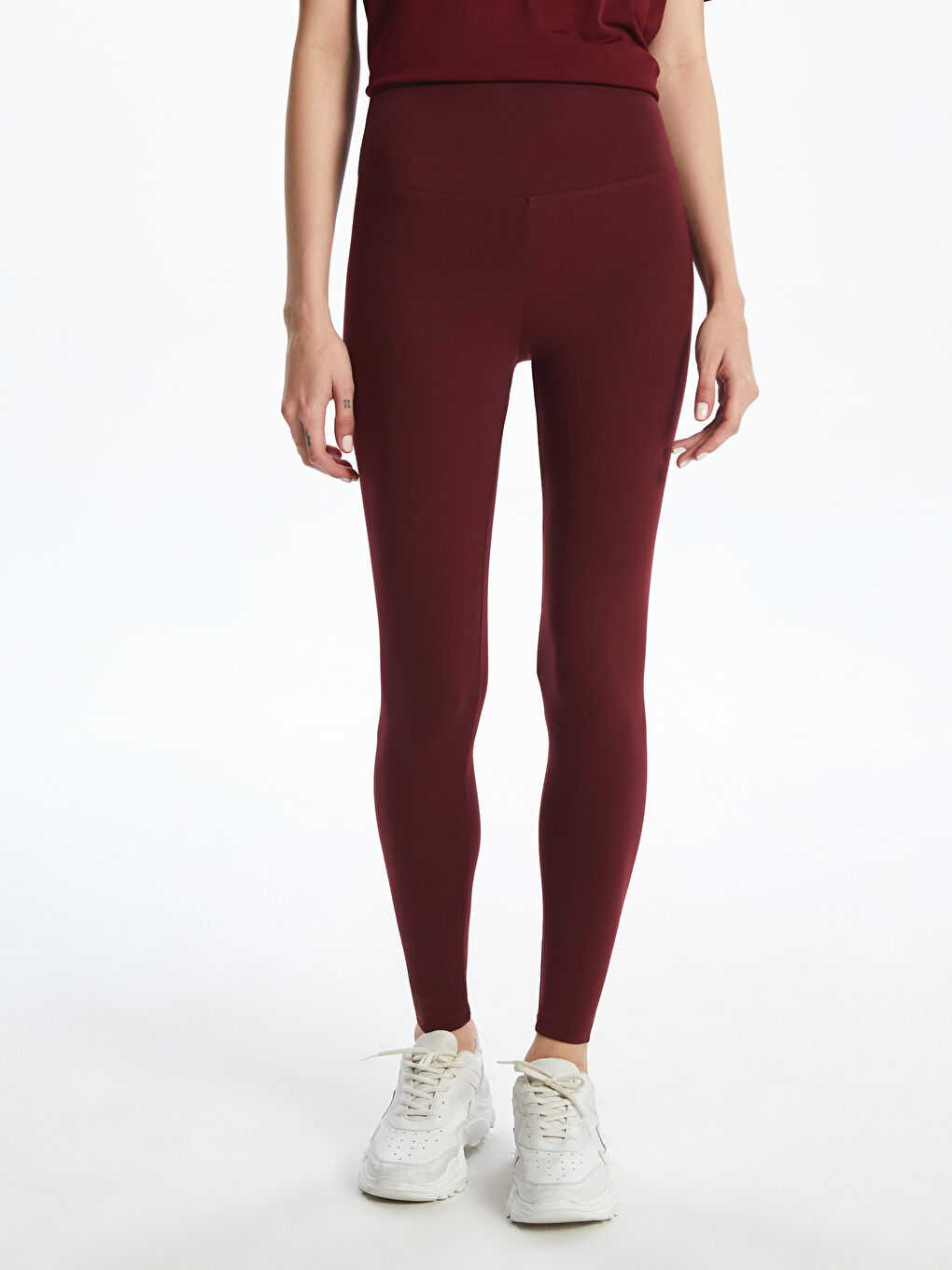 Elasticated Waist Women's Sports Leggings -S5P044Z8-CWK