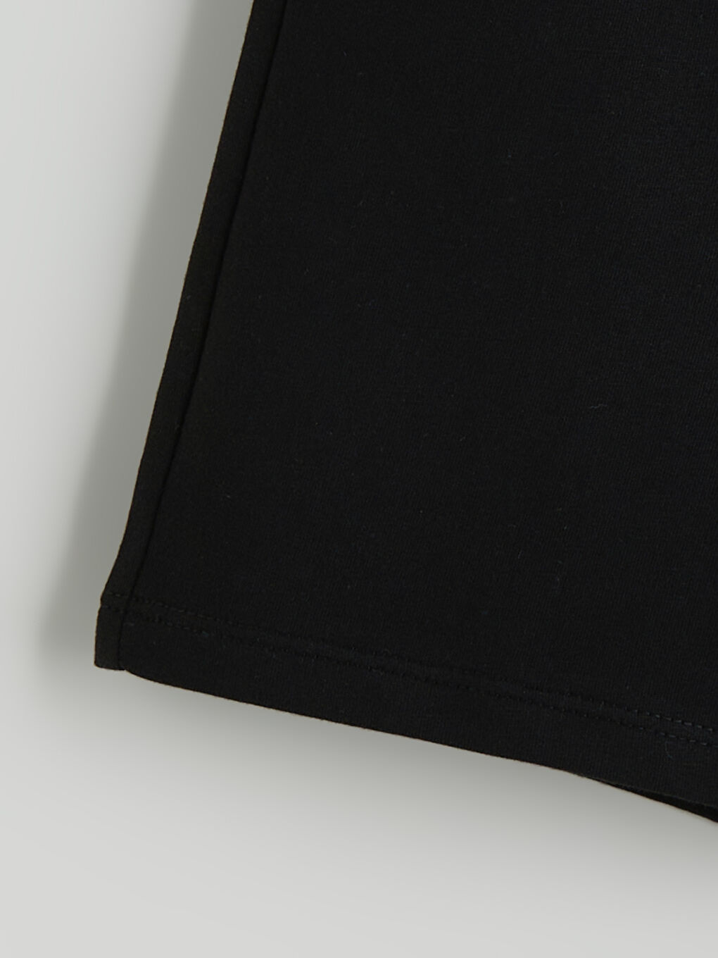 Siyah Beli Lastikli Kız Çocuk Şort-5