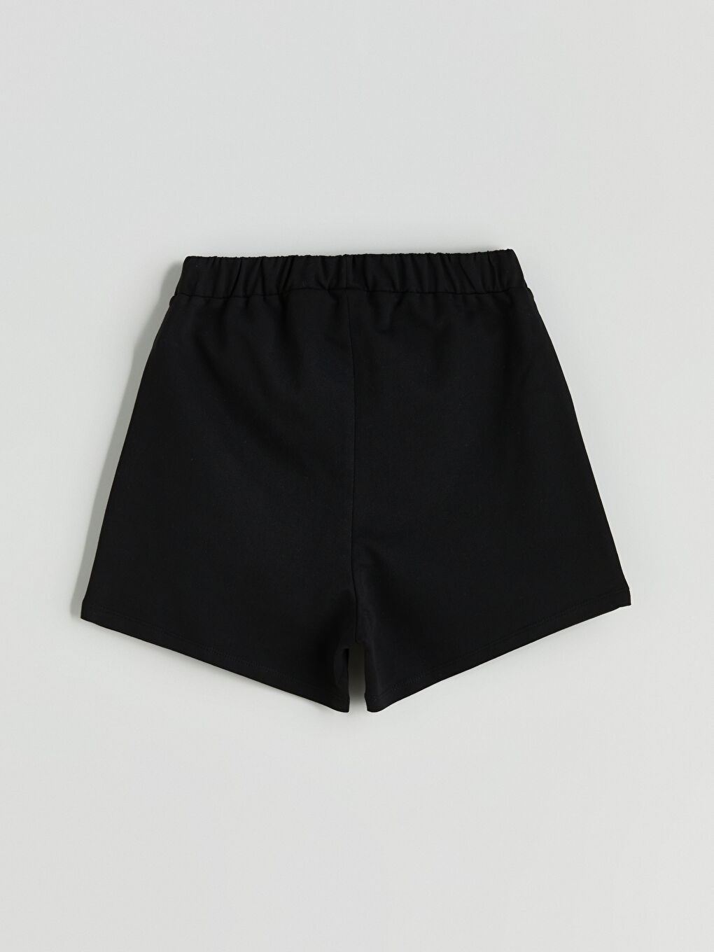 Siyah Beli Lastikli Kız Çocuk Şort-6