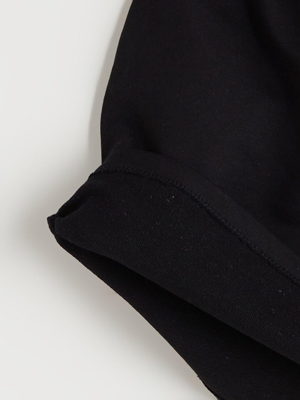 Siyah Beli Lastikli Kız Çocuk Şort-2