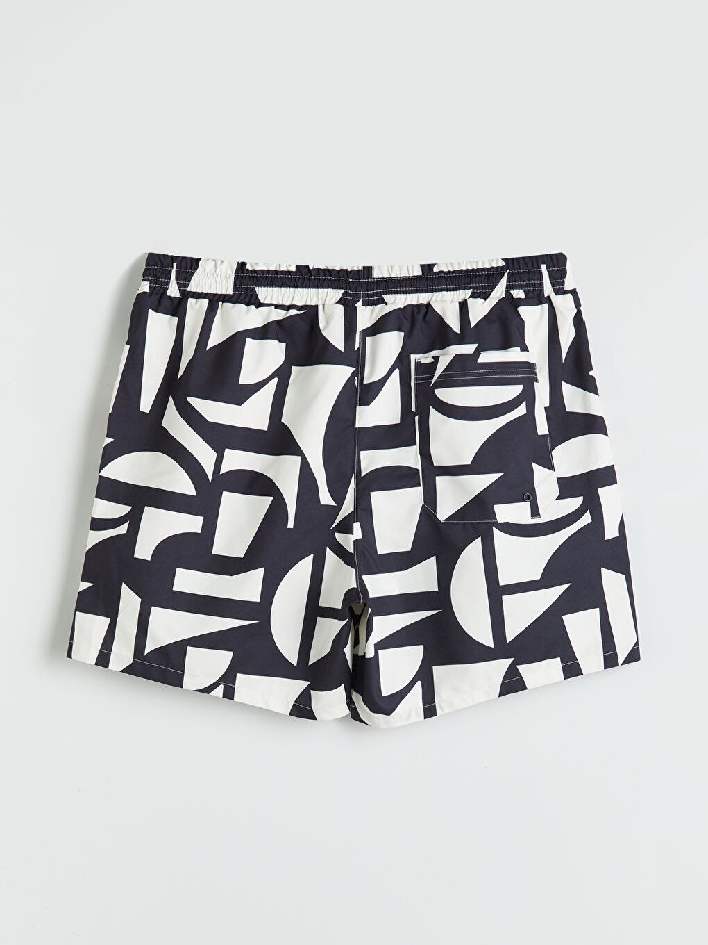 Short Patterned Men's Swimming Shorts -S5P075Z8-LQJ