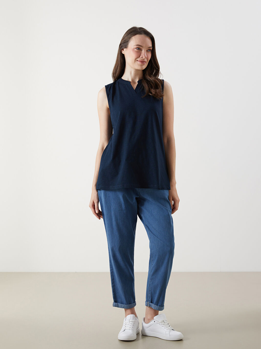 LCW Grace Woman NAVY Tank Top -S5P084Z8-E1J