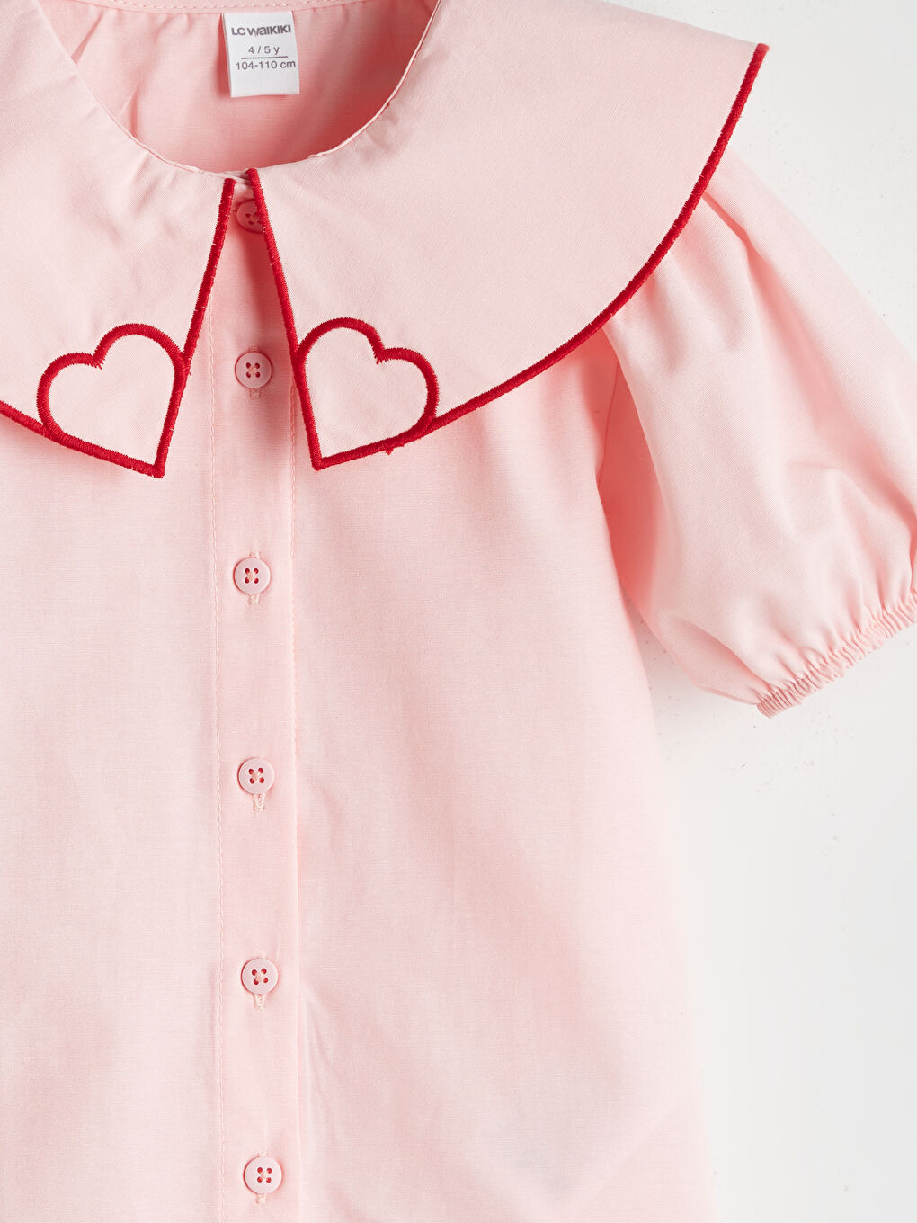 პიტერ პენის საყელო მოკლე სახელო უბრალო გოგონებისთვის პერანგი-2