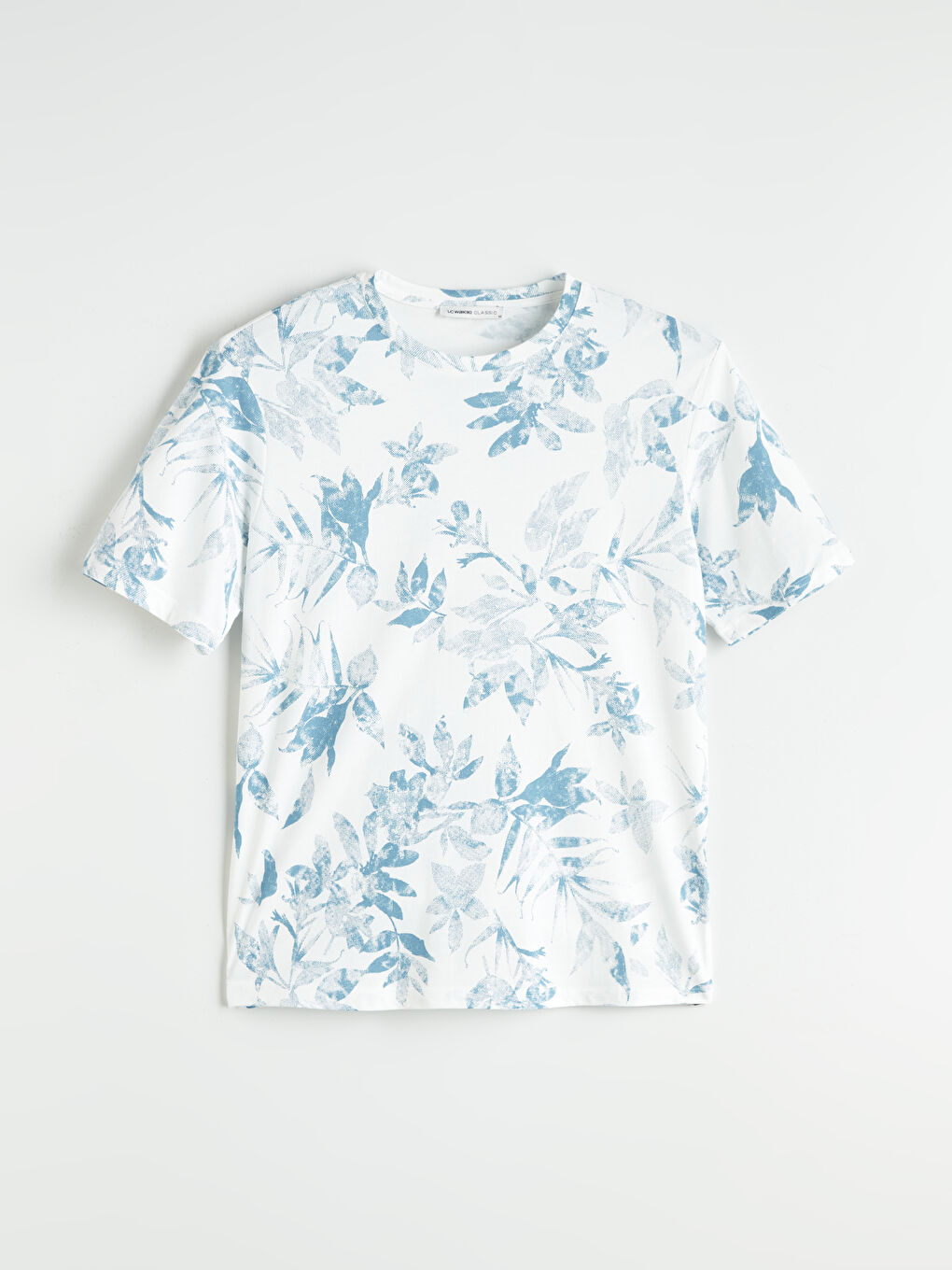LCWAIKIKI Classic Crew Neck Printed Jersey Men's T-Shirt -S5P203Z8-LRA