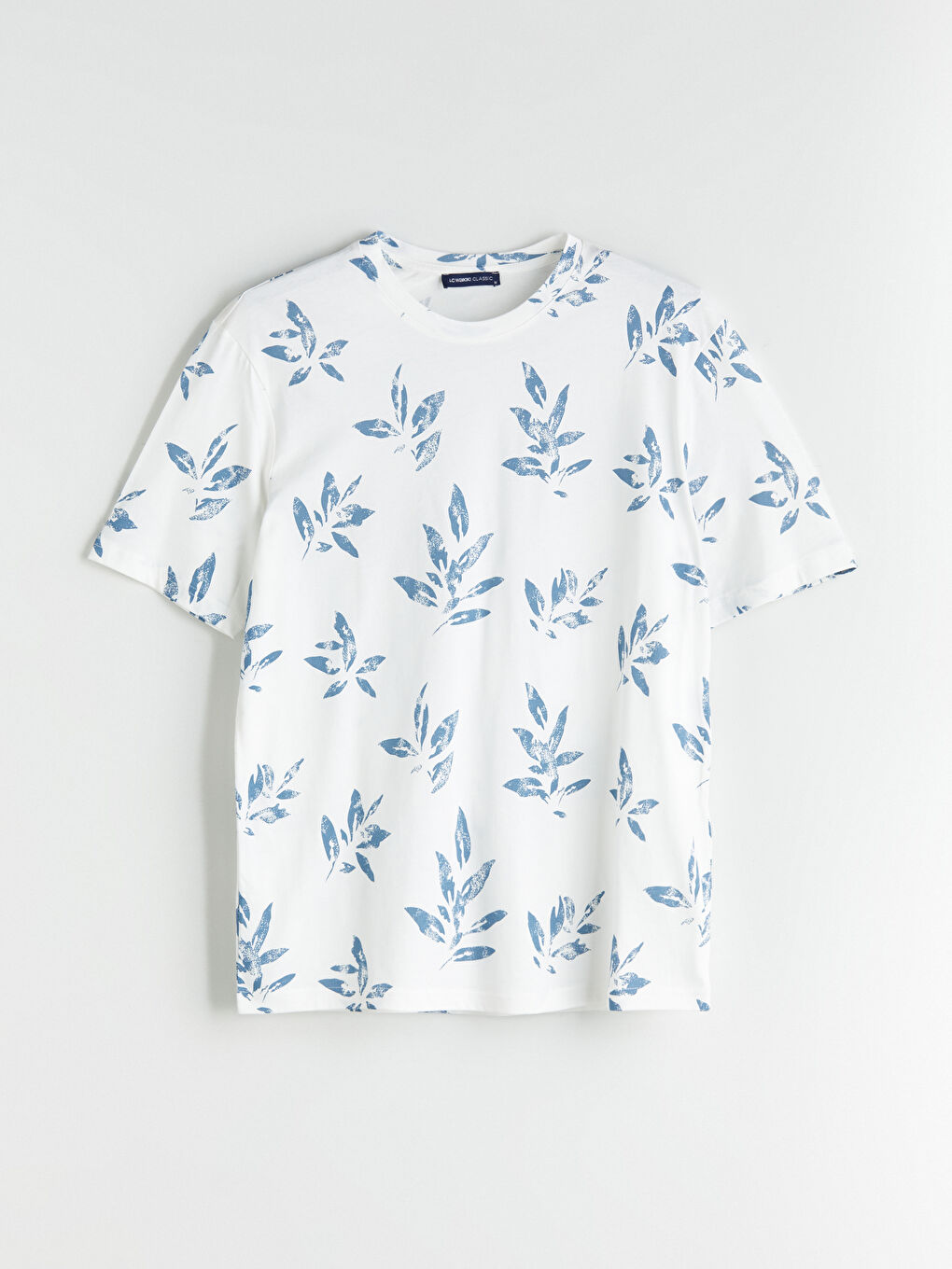 LCWAIKIKI Classic Crew Neck Printed Jersey Men's T-Shirt -S5P204Z8-R9J