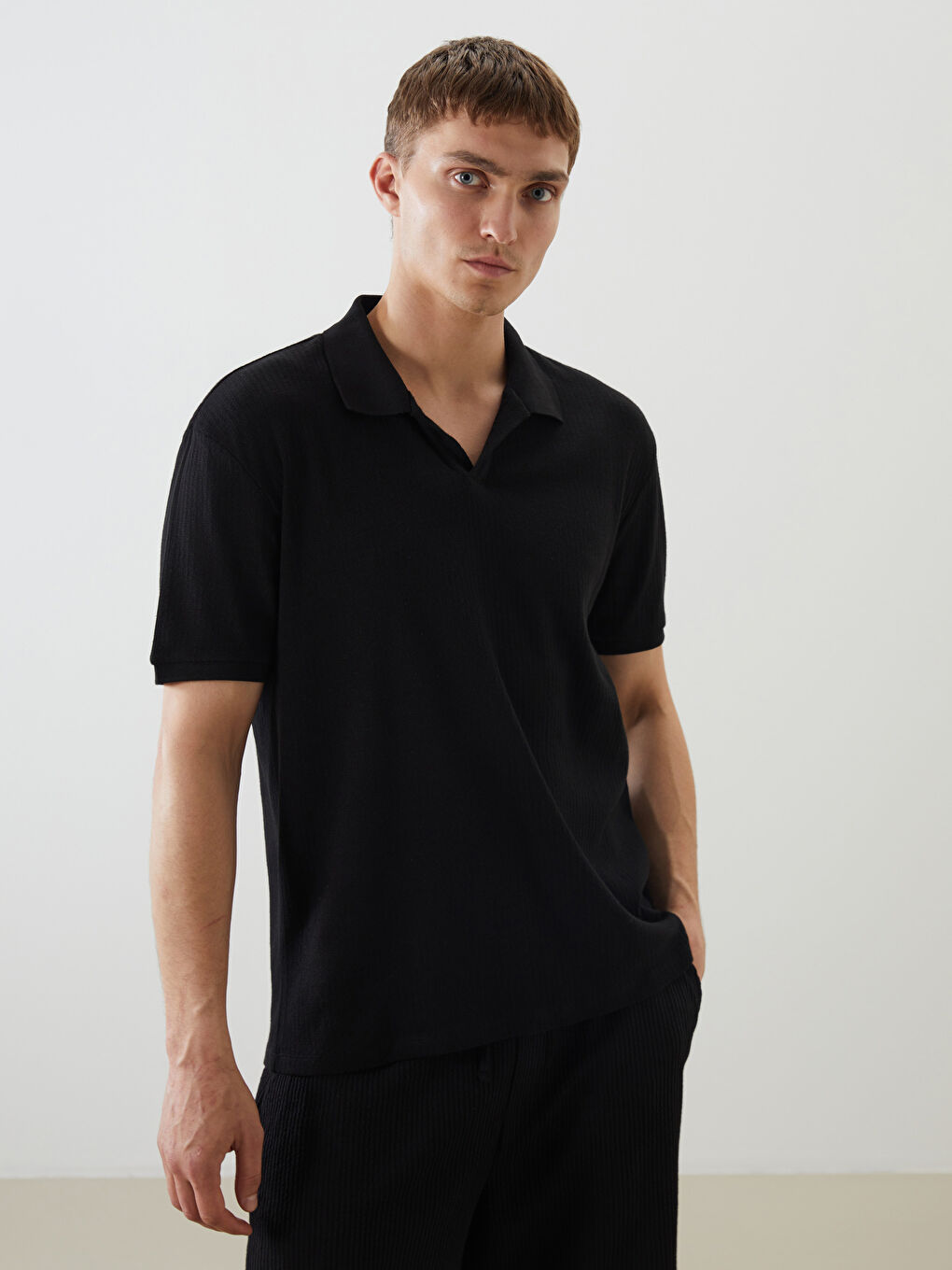 LCW Vision Men's Polo Neck T-Shirt -S5P222Z8-CVL