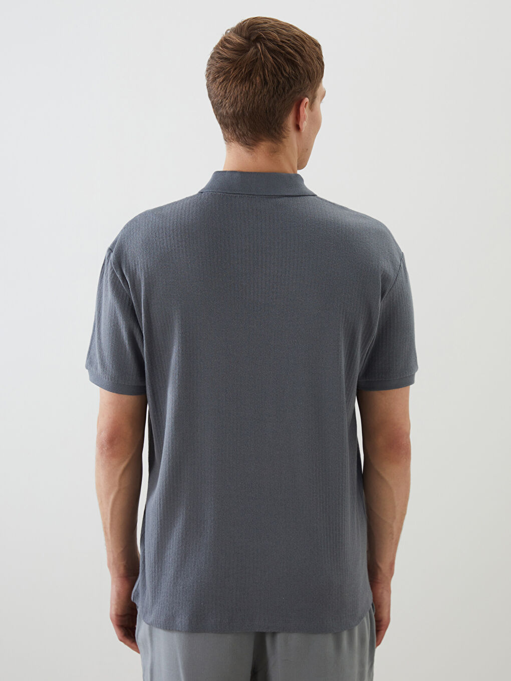 LCW Vision Men's Polo Neck T-Shirt -S5P222Z8-RYB