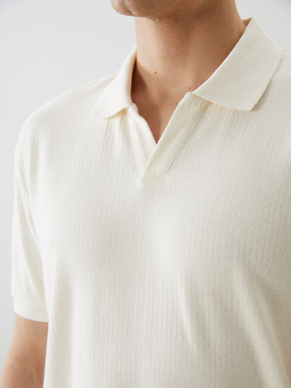 LCW Vision Men's Polo Neck T-Shirt -S5P222Z8-ZMF