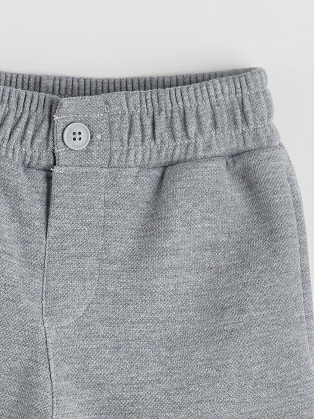 Gri Beli Lastikli Basic Erkek Çocuk Şort-2