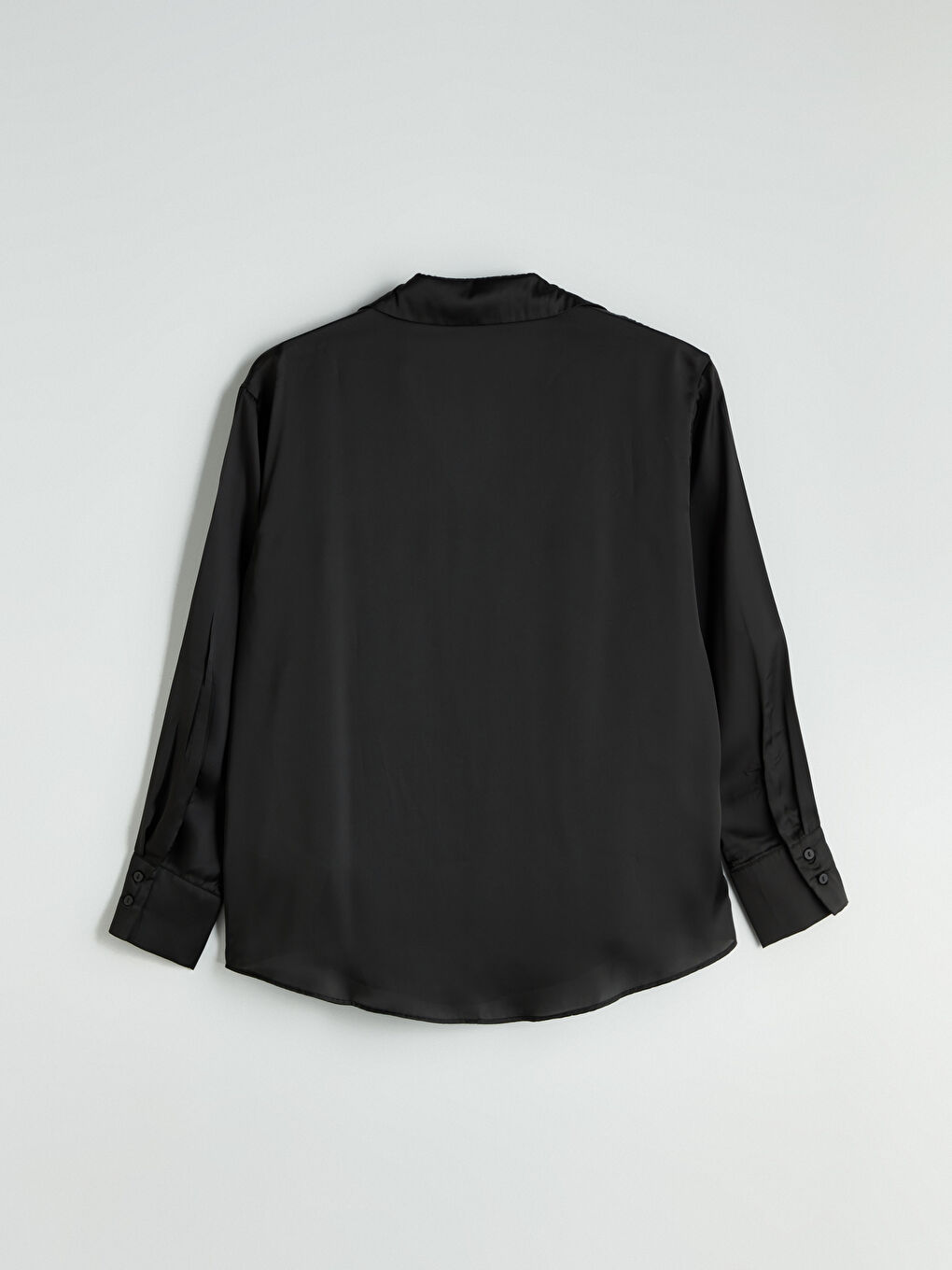 LCWAIKIKI Classic Oversize Satin Women's Shirt -S5P235Z8-CVL