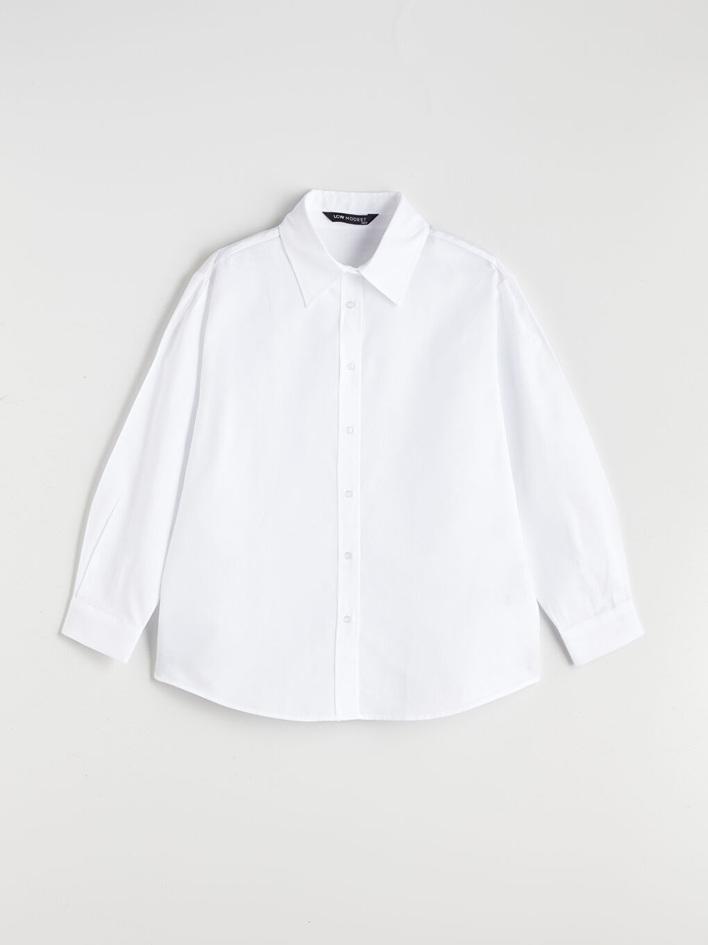 Oversize Poplin Women's Shirt Tunic -S5P267Z8-EEW