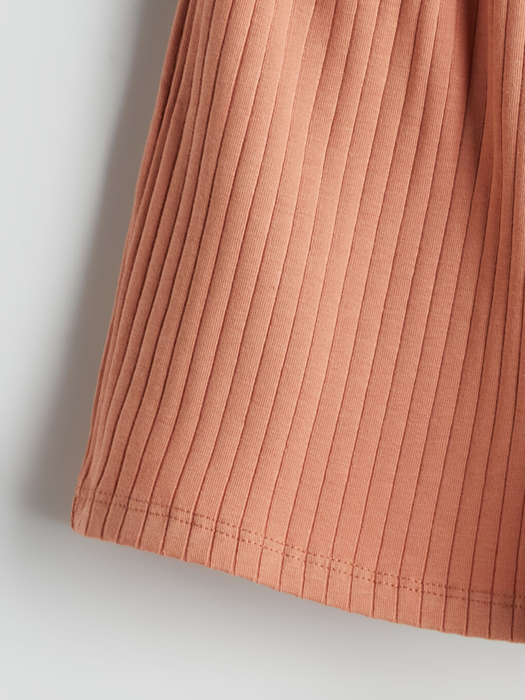 Pembe Beli Lastikli Kız Çocuk Pijama Şort-2