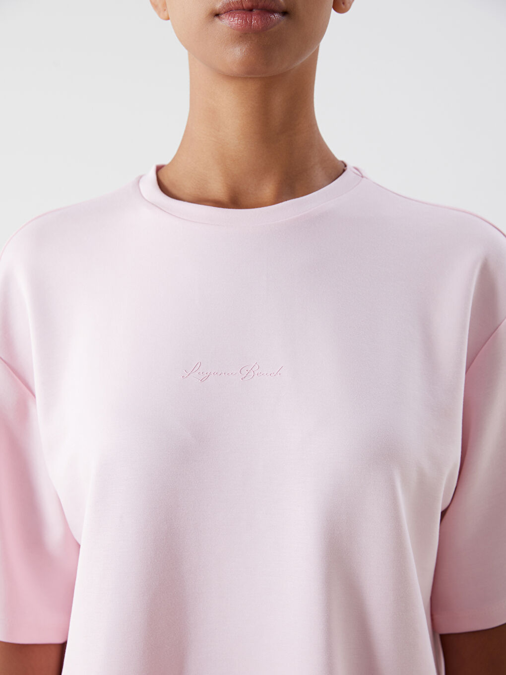 Crew Neck Oversize Women's T-Shirt -S5P280Z8-JH4