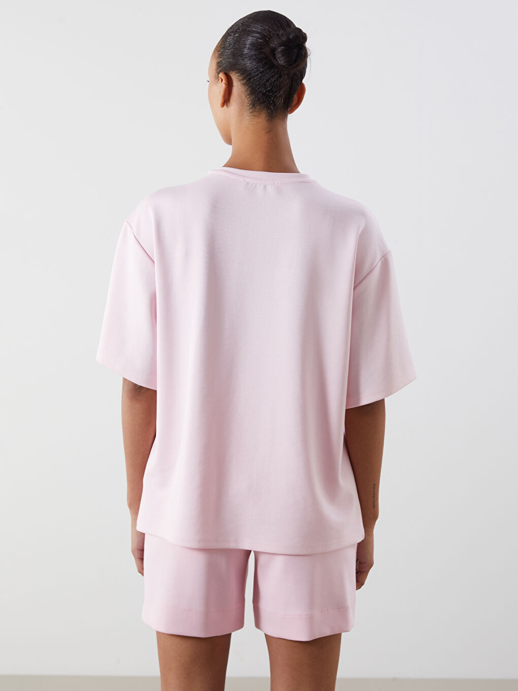 Crew Neck Oversize Women's T-Shirt -S5P280Z8-JH4
