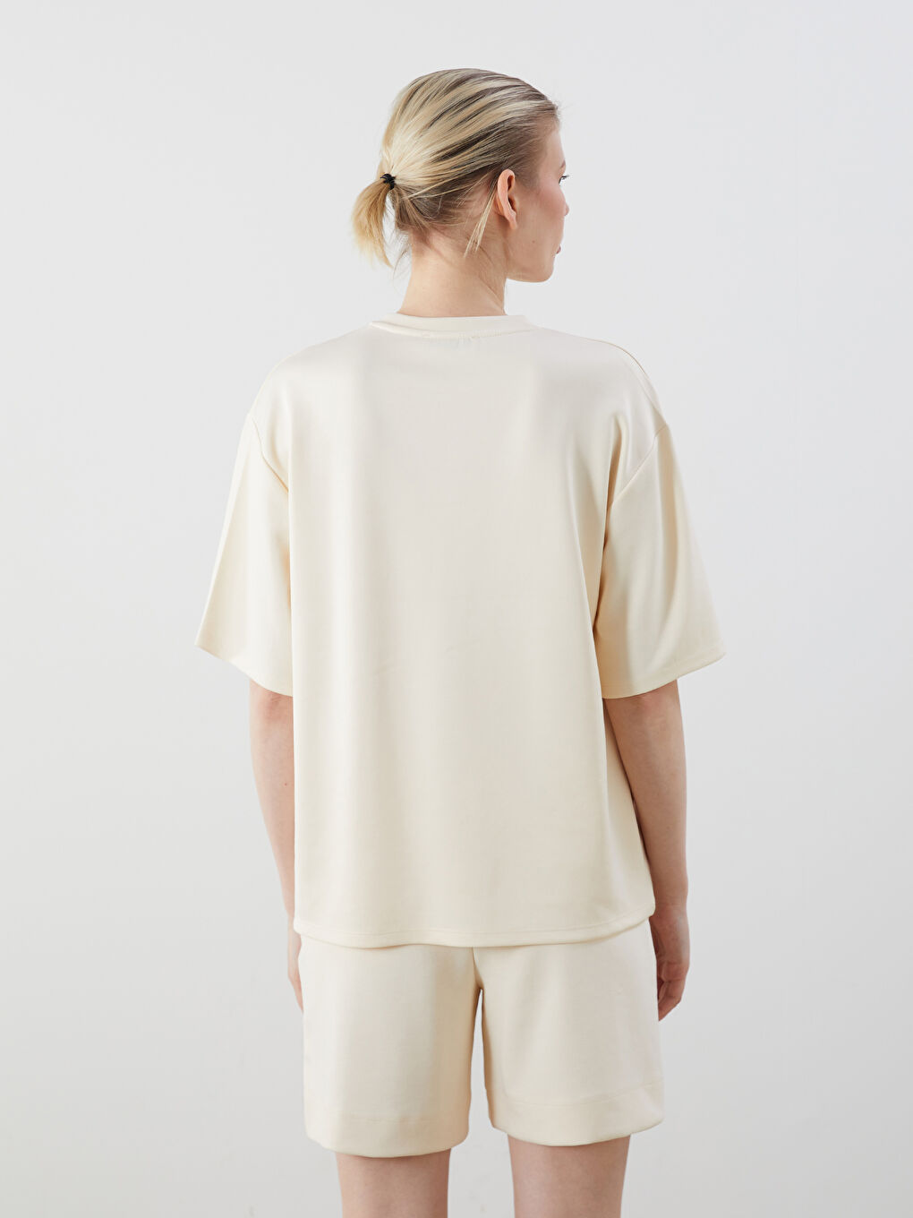 Crew Neck Oversize Women's T-Shirt -S5P280Z8-KXP