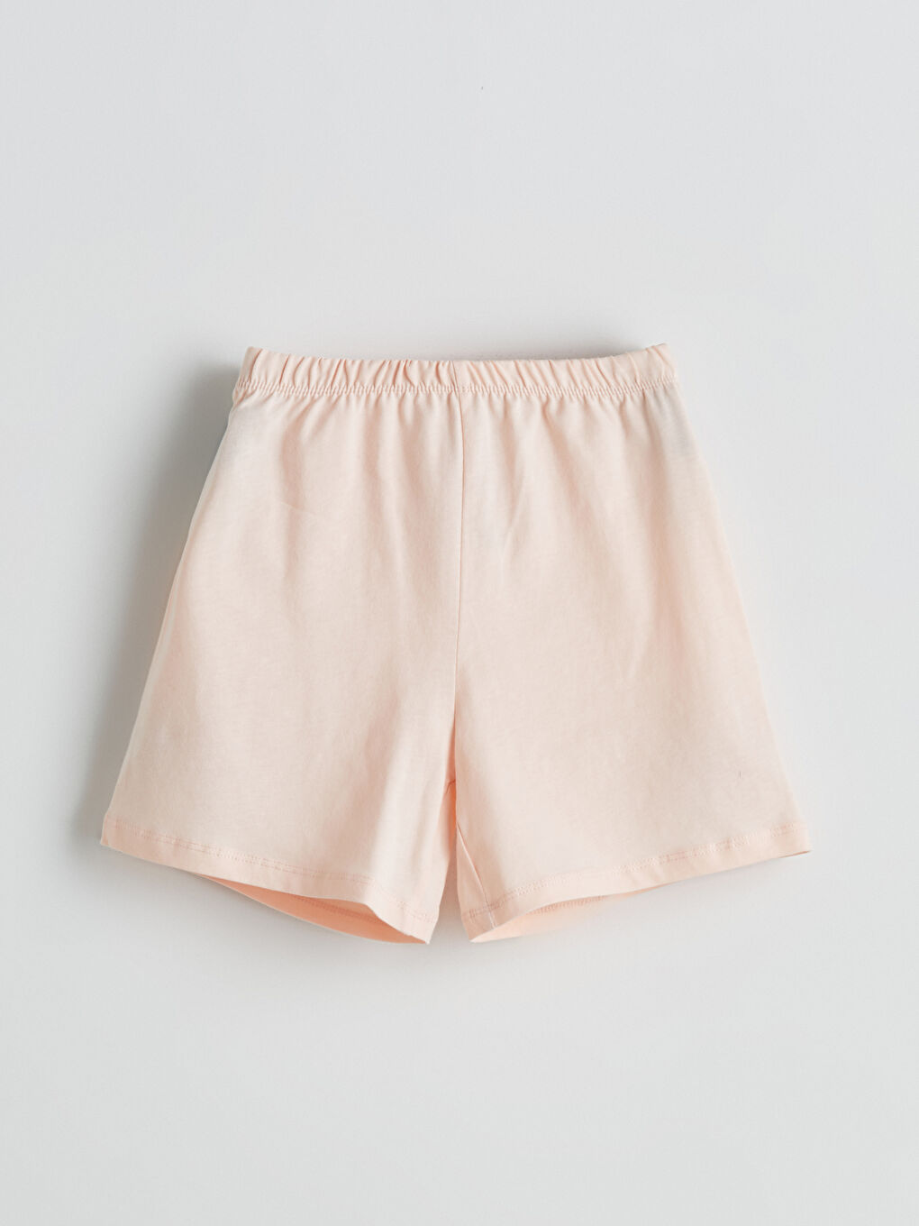 Crew Neck Girl's Shorts Pajama Set -S5P283Z4-G0K
