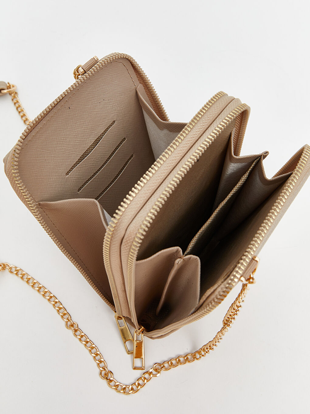 Kahverengi Deri Görünümlü Kadın Omuz Çantası-4