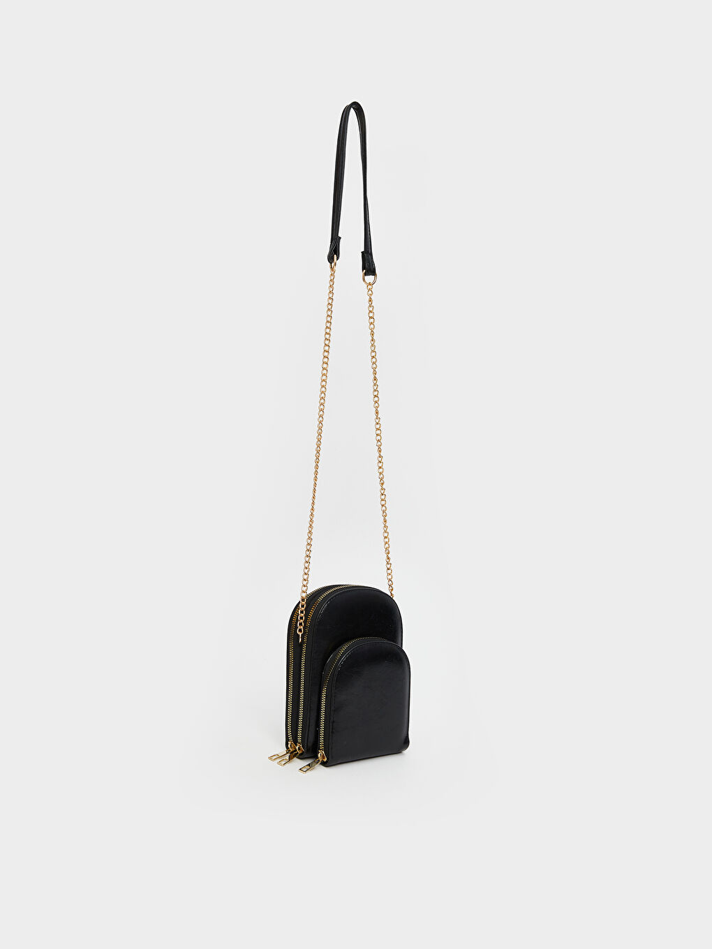Leather Look Women's Shoulder Bag -S5P299Z8-CVL