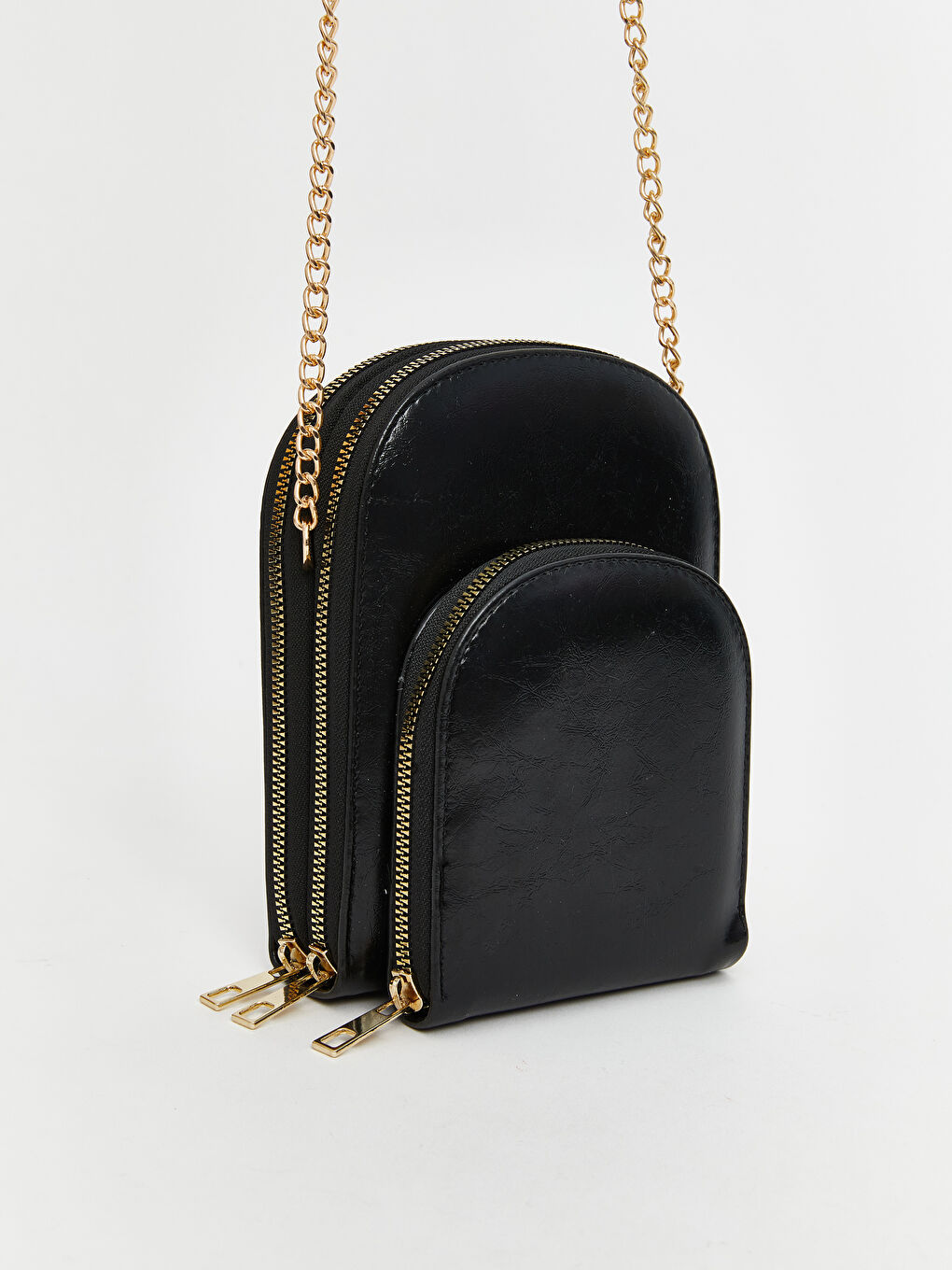 Leather Look Women's Shoulder Bag -S5P299Z8-CVL