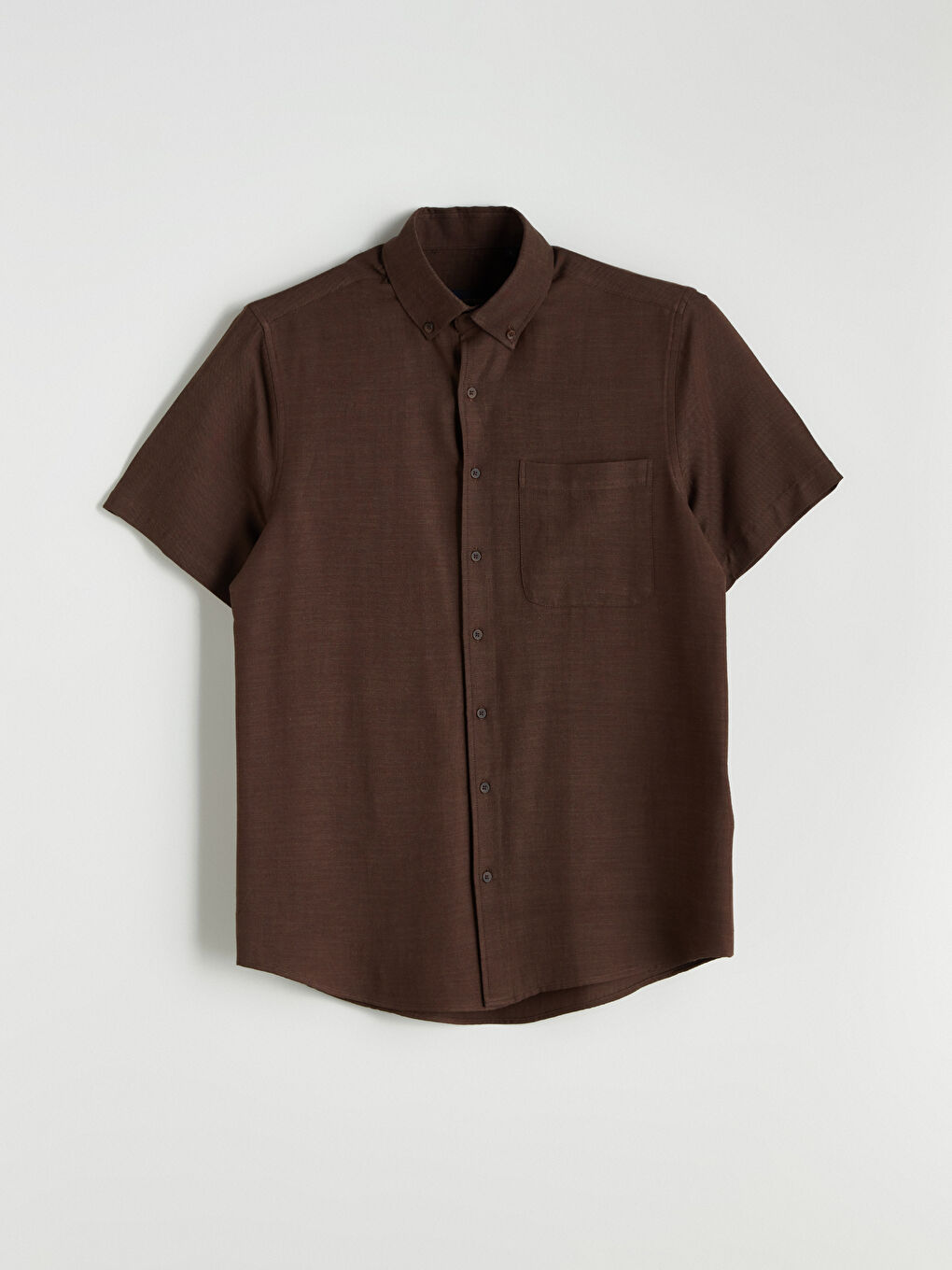 Regular Fit Short Sleeve Gabardine Men's Shirt -S5P335Z8-CT9