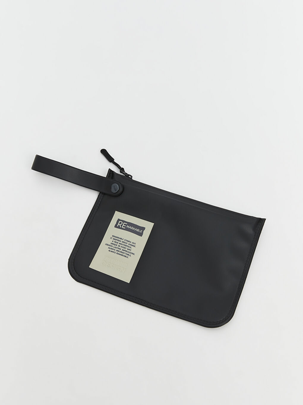 LCW ACCESSORIES Siyah Deri Görünümlü Erkek El Çantası