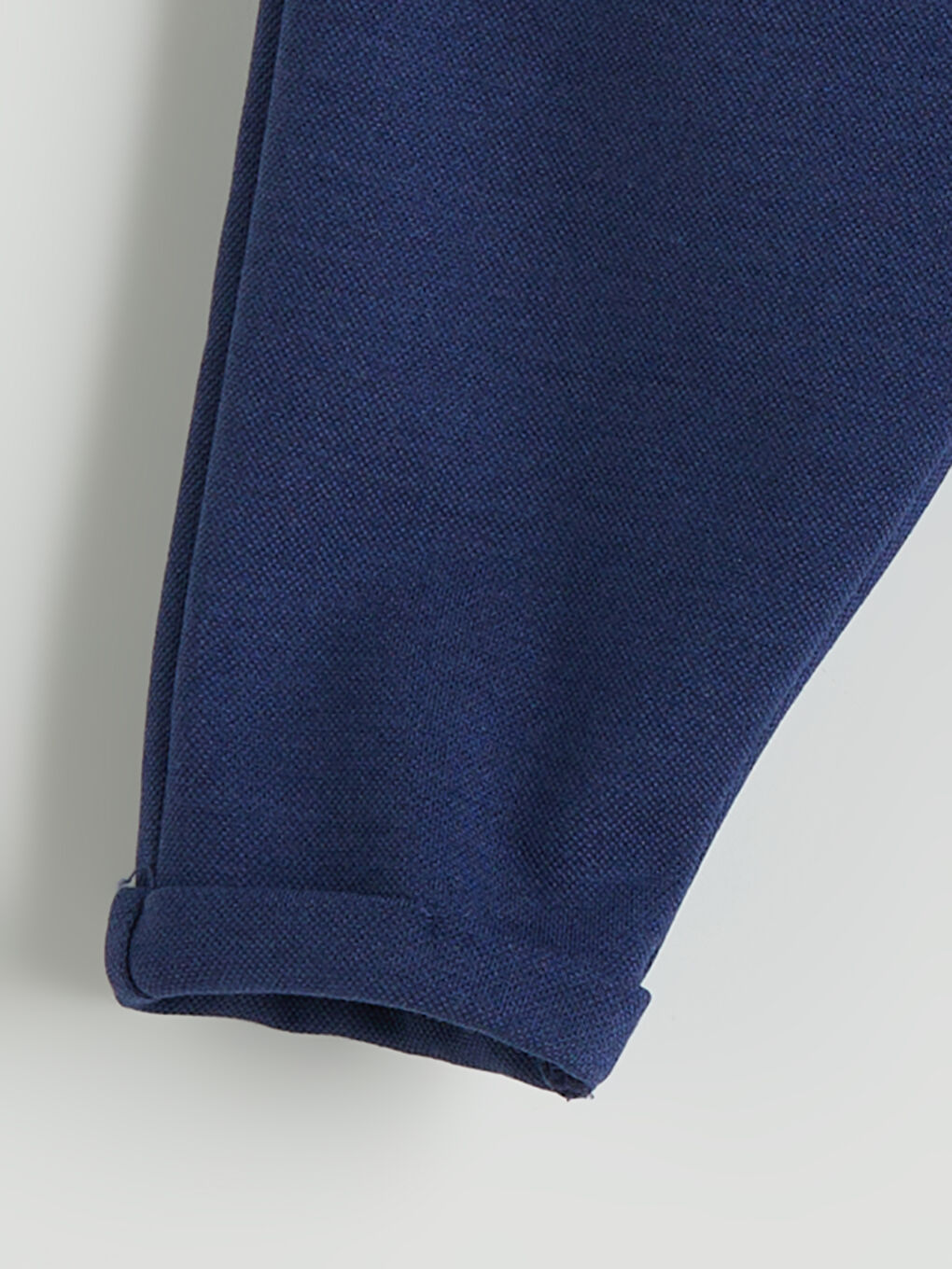 Lacivert Erkek Bebek Beli Lastikli Pantolon-2