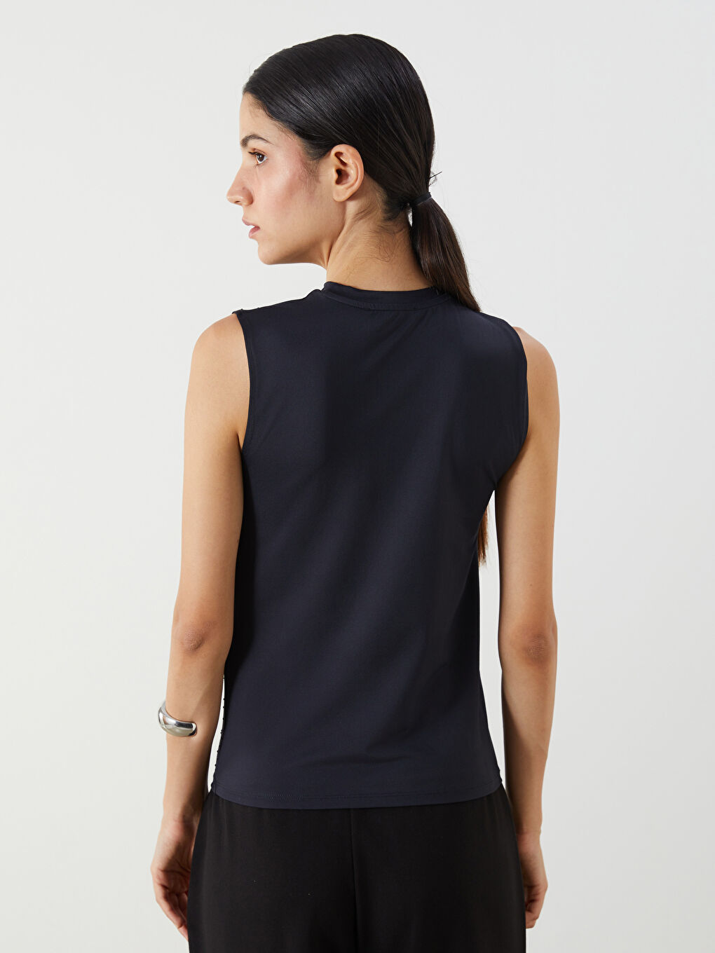 Woman BLACK Tank Top -S5P358Z8-CVL