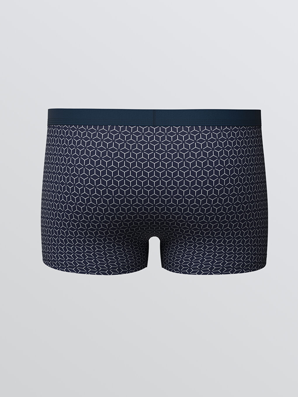 Lacivert Standart Kalıp Pamuklu Esnek Erkek Boxer 7'li-10