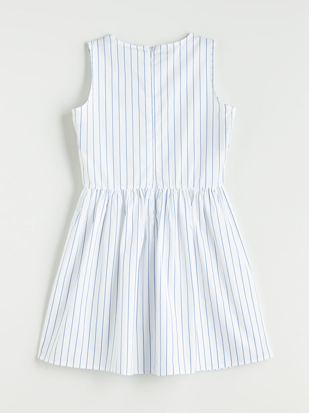 Crew Neck Striped Girls' Dress -S5P386Z4-LJX