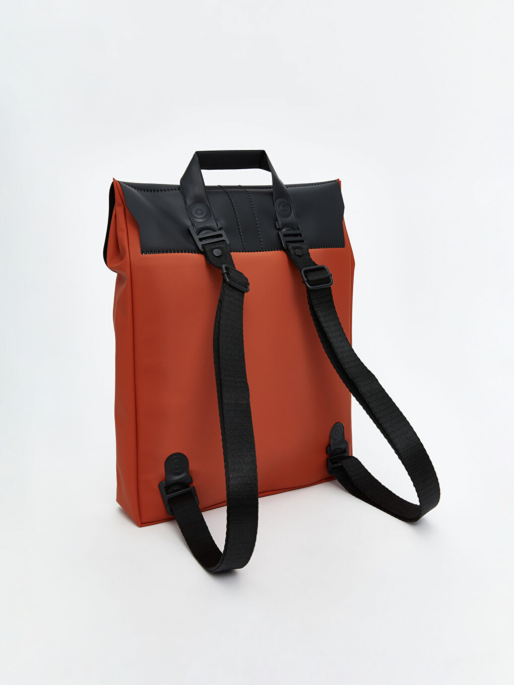 حقيبة ظهر جلد صناعي للرجال-4