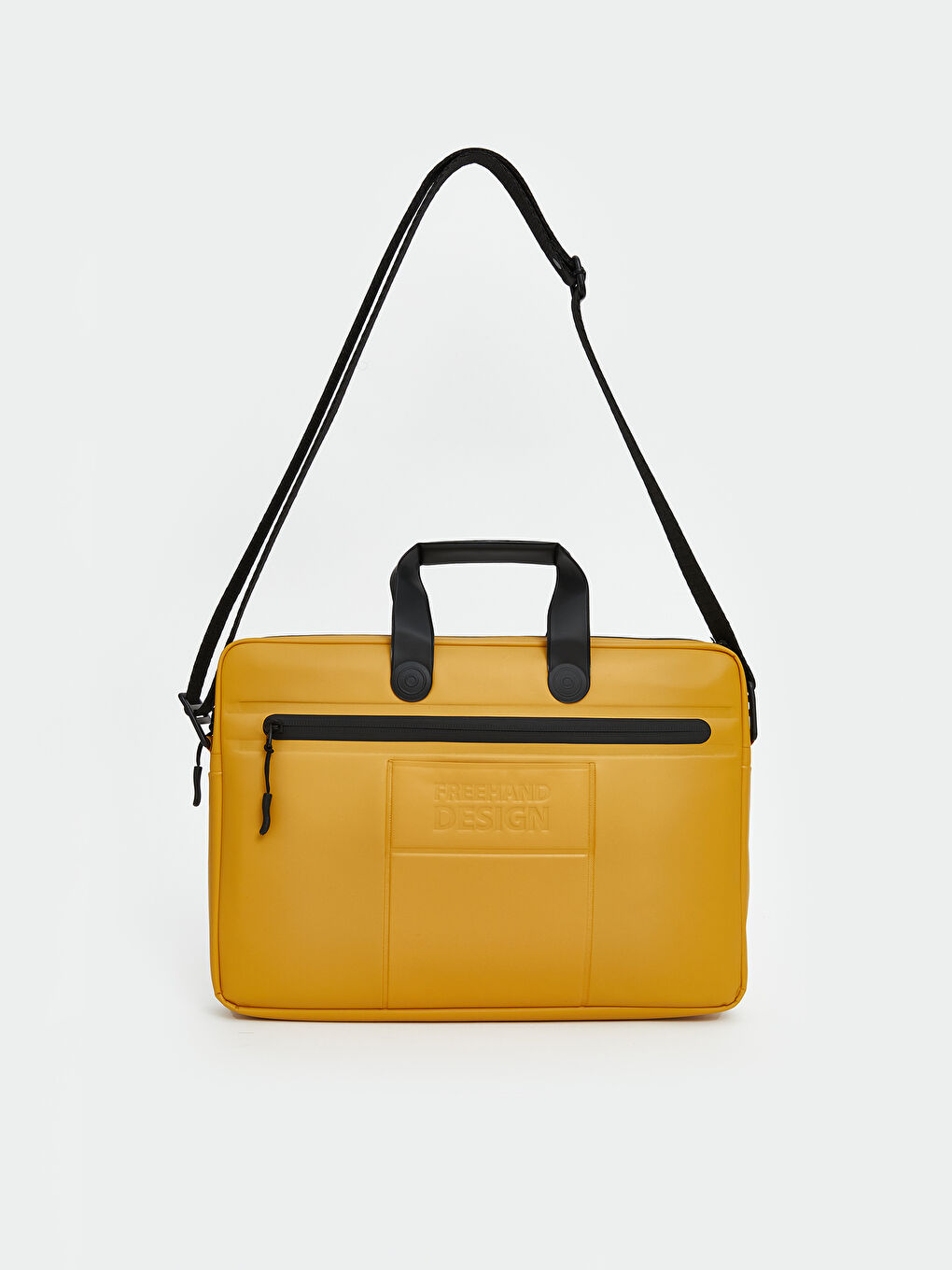 Sarı Omuz Askılı Erkek Laptop Çantası-2