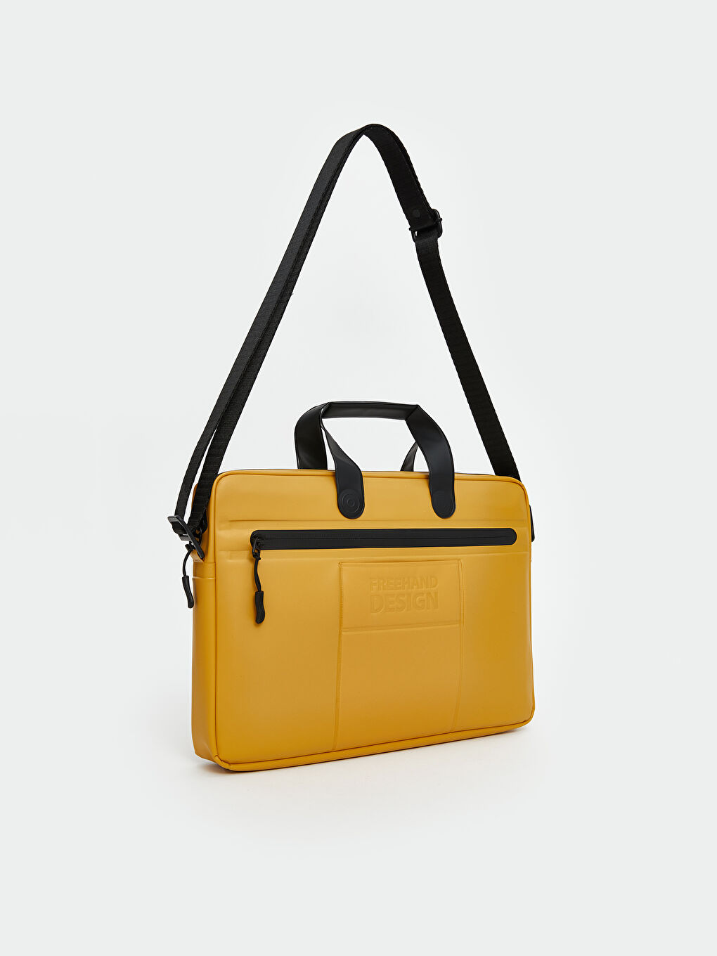 Sarı Omuz Askılı Erkek Laptop Çantası-3