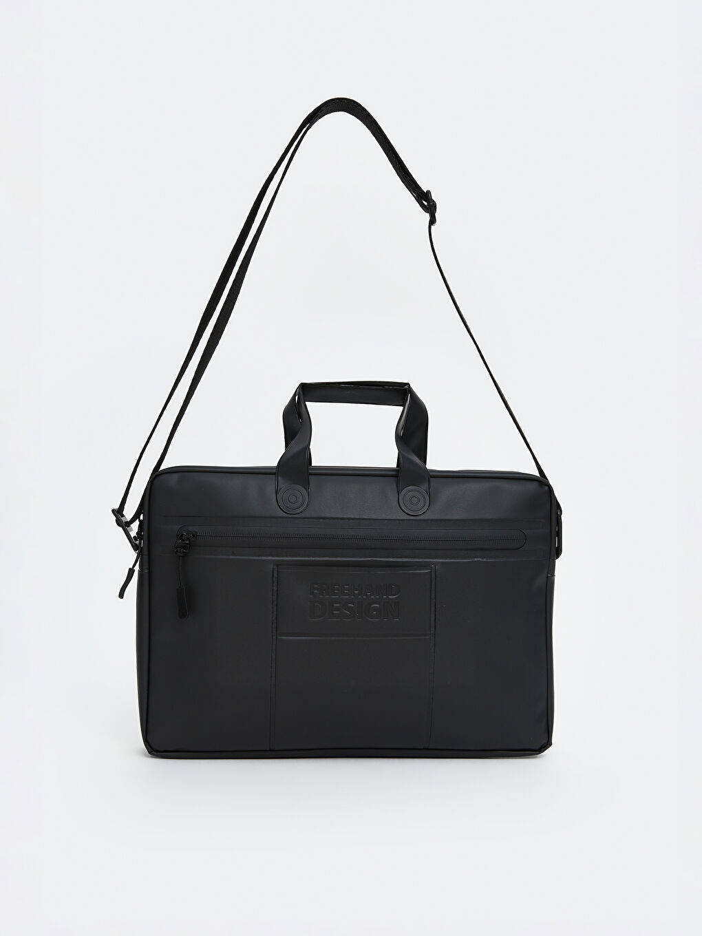 Siyah Omuz Askılı Erkek Laptop Çantası