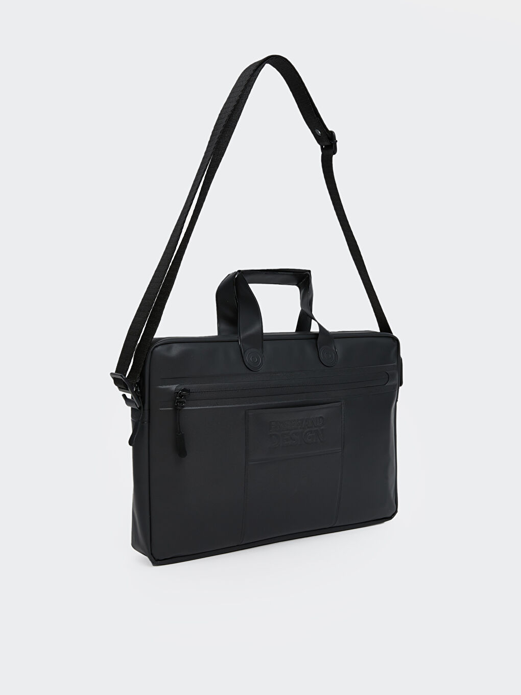 Siyah Omuz Askılı Erkek Laptop Çantası-1