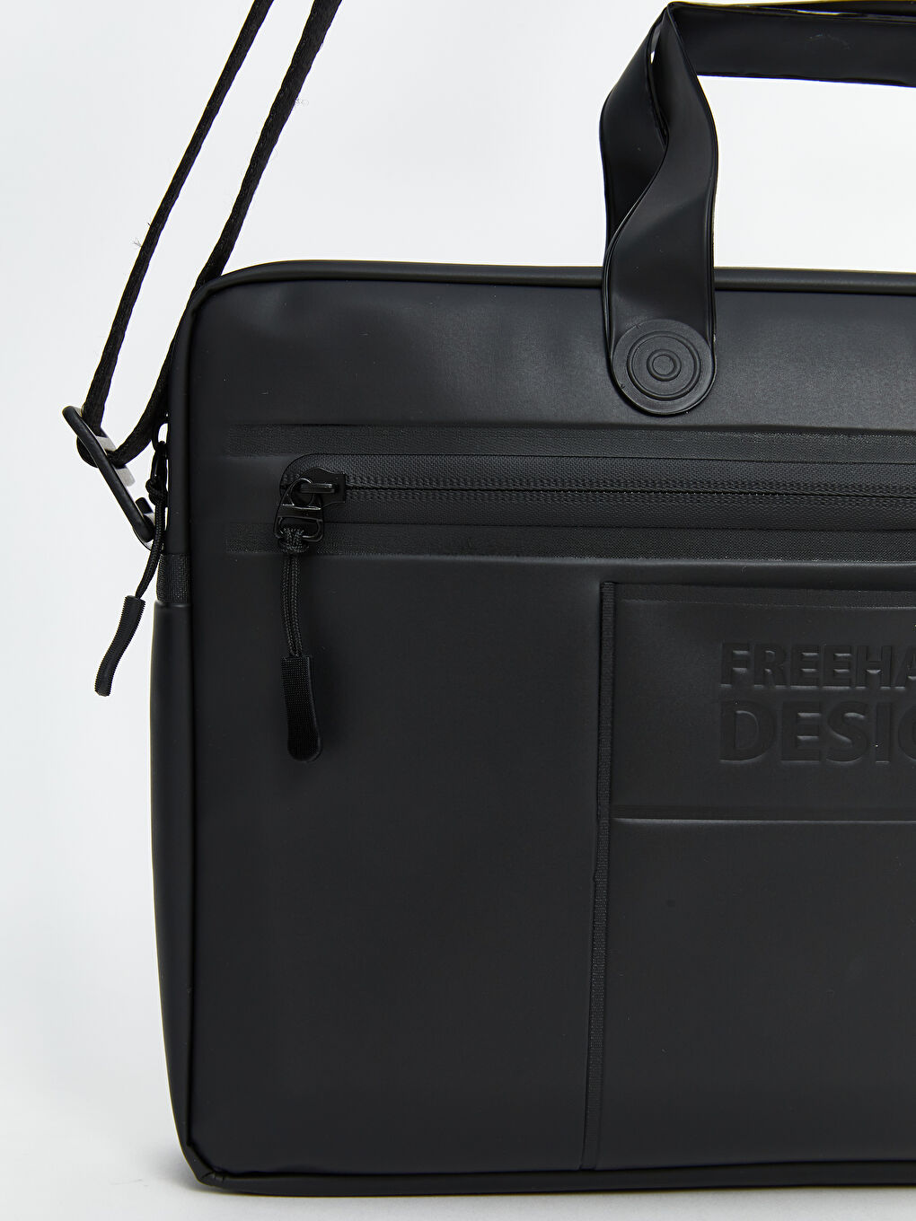 Siyah Omuz Askılı Erkek Laptop Çantası-2