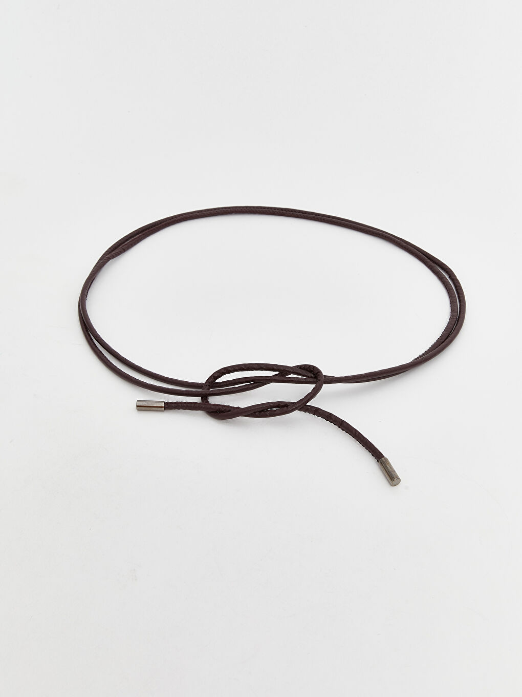 LCW ACCESSORIES Bordo Deri Görünümlü Kadın İp Kemer