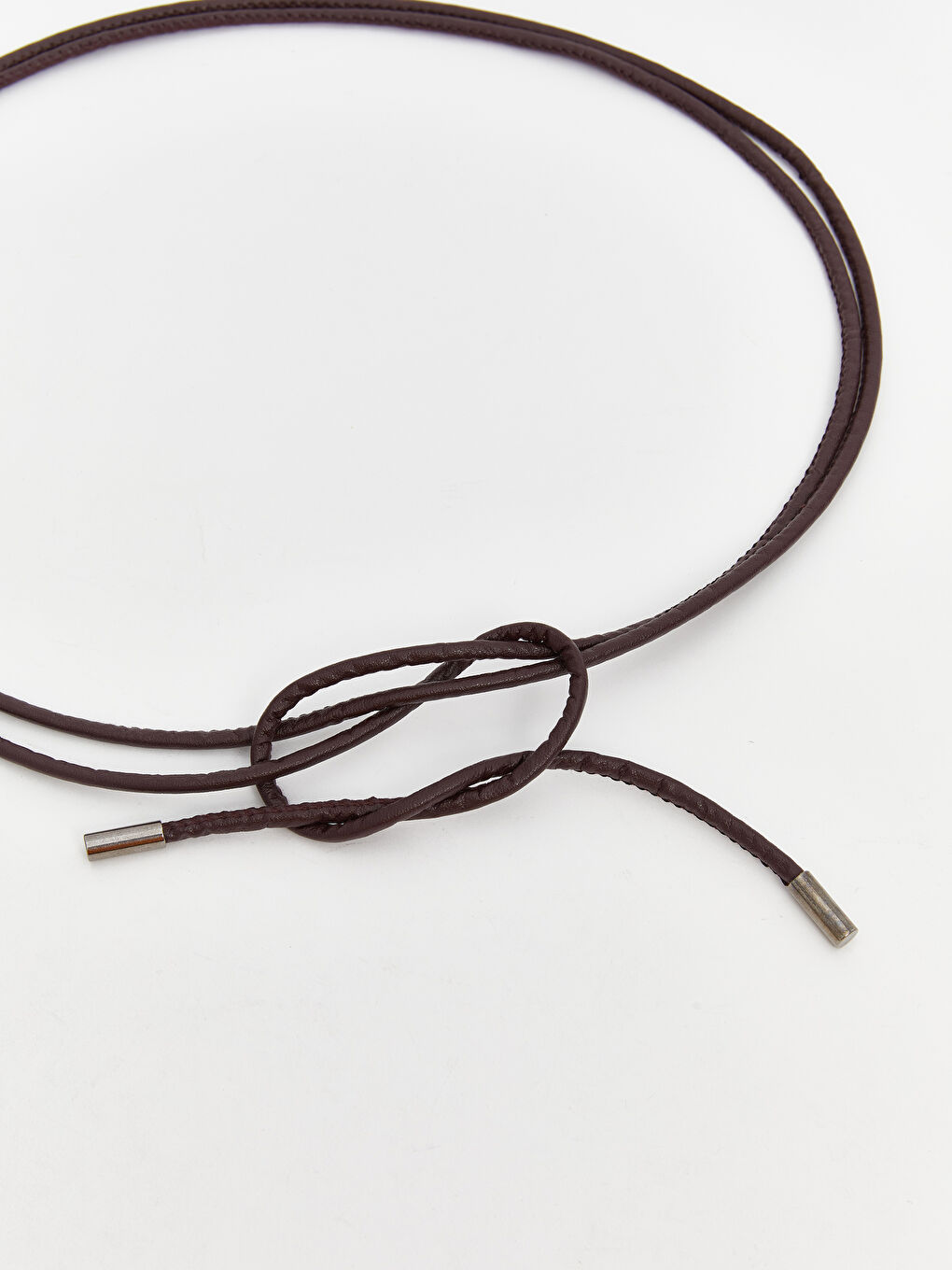 LCW ACCESSORIES Bordo Deri Görünümlü Kadın İp Kemer - 1
