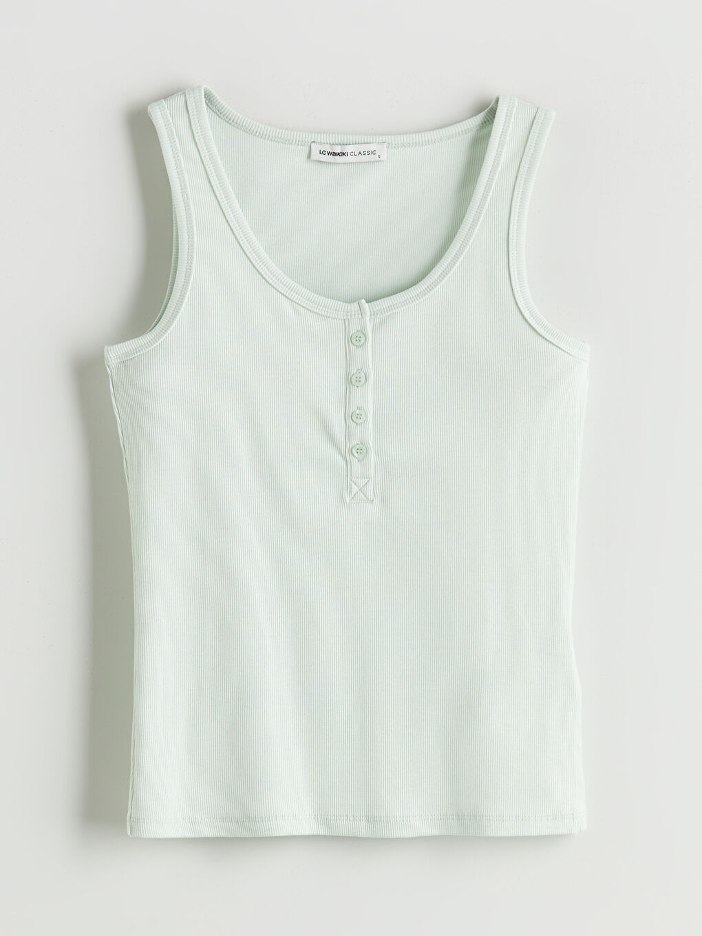 LCWAIKIKI Classic Woman GREY Tank Top -S5P422Z8-FJK