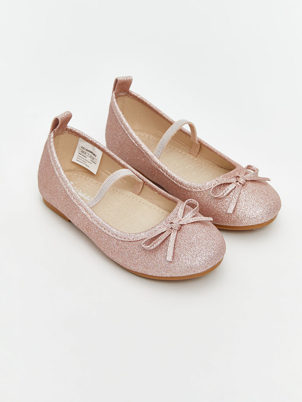 LCW STEPS Pembe Fiyonk Detaylı Kız Çocuk Babet