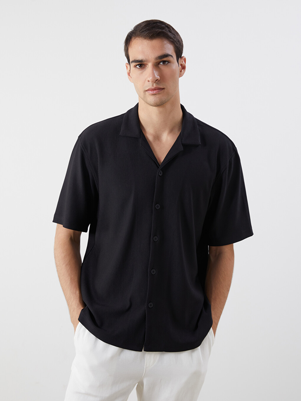 Tricou Pentru Bărbați Jerseu Cu Guler Înalt