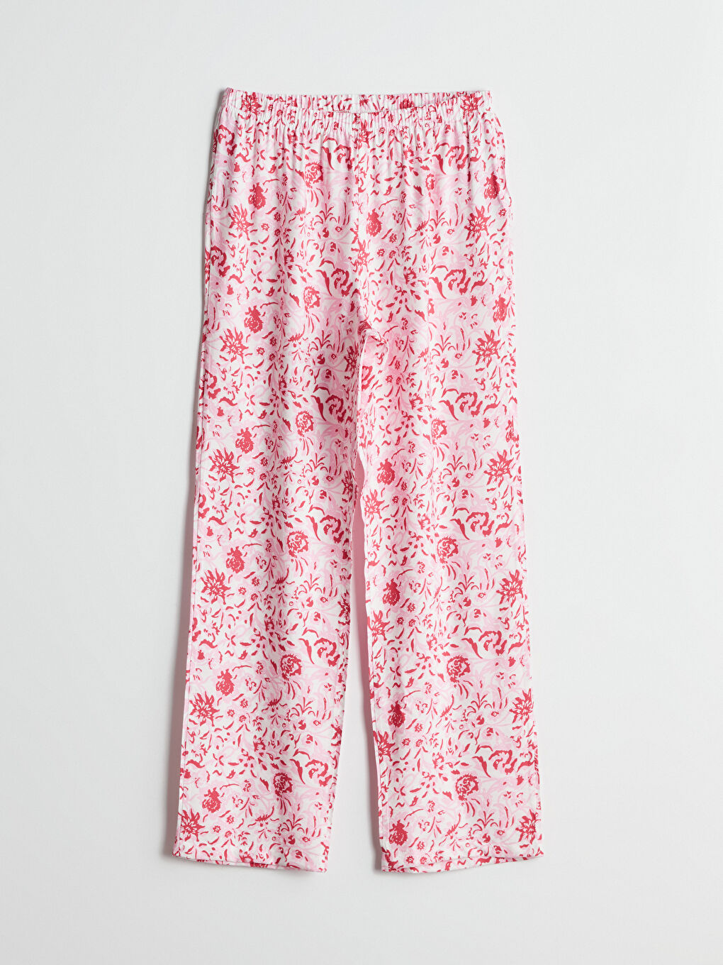 V-Neck Patterned Women's Pajamas Set -S5P474Z8-LRA