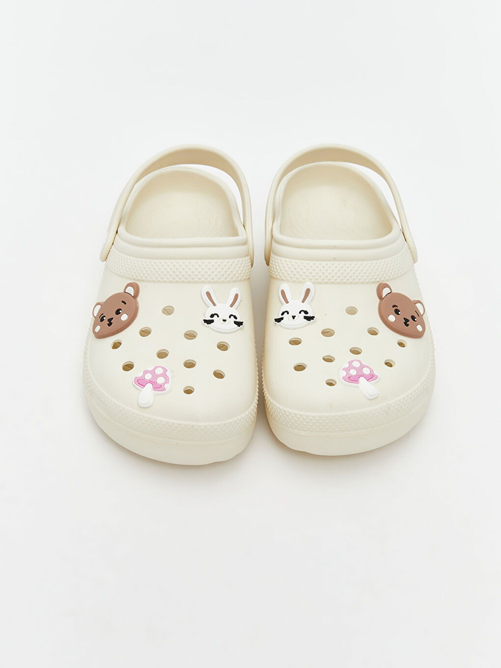 صنادل الشاطئ للبنات مطبوعة على شكل دب-2