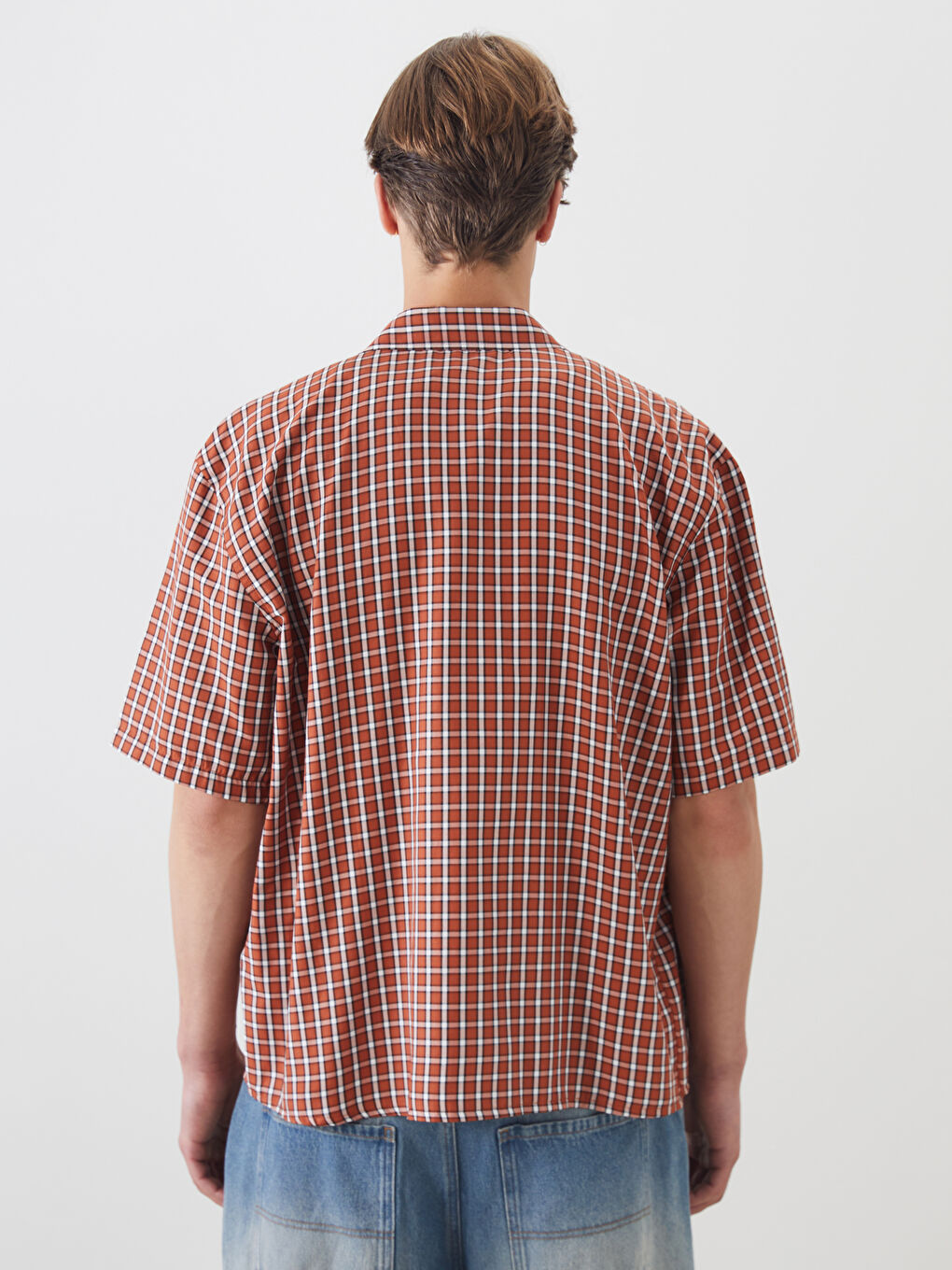 Relaxed Fit Short Sleeve Men's Shirt -S5P535Z8-LLL