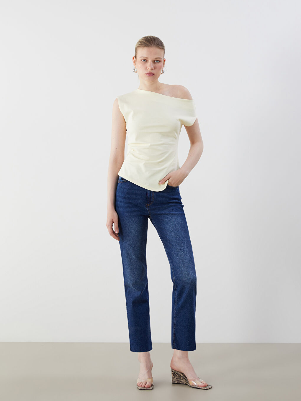 Cropped Flare Women's Jeans -S5P557Z8-309