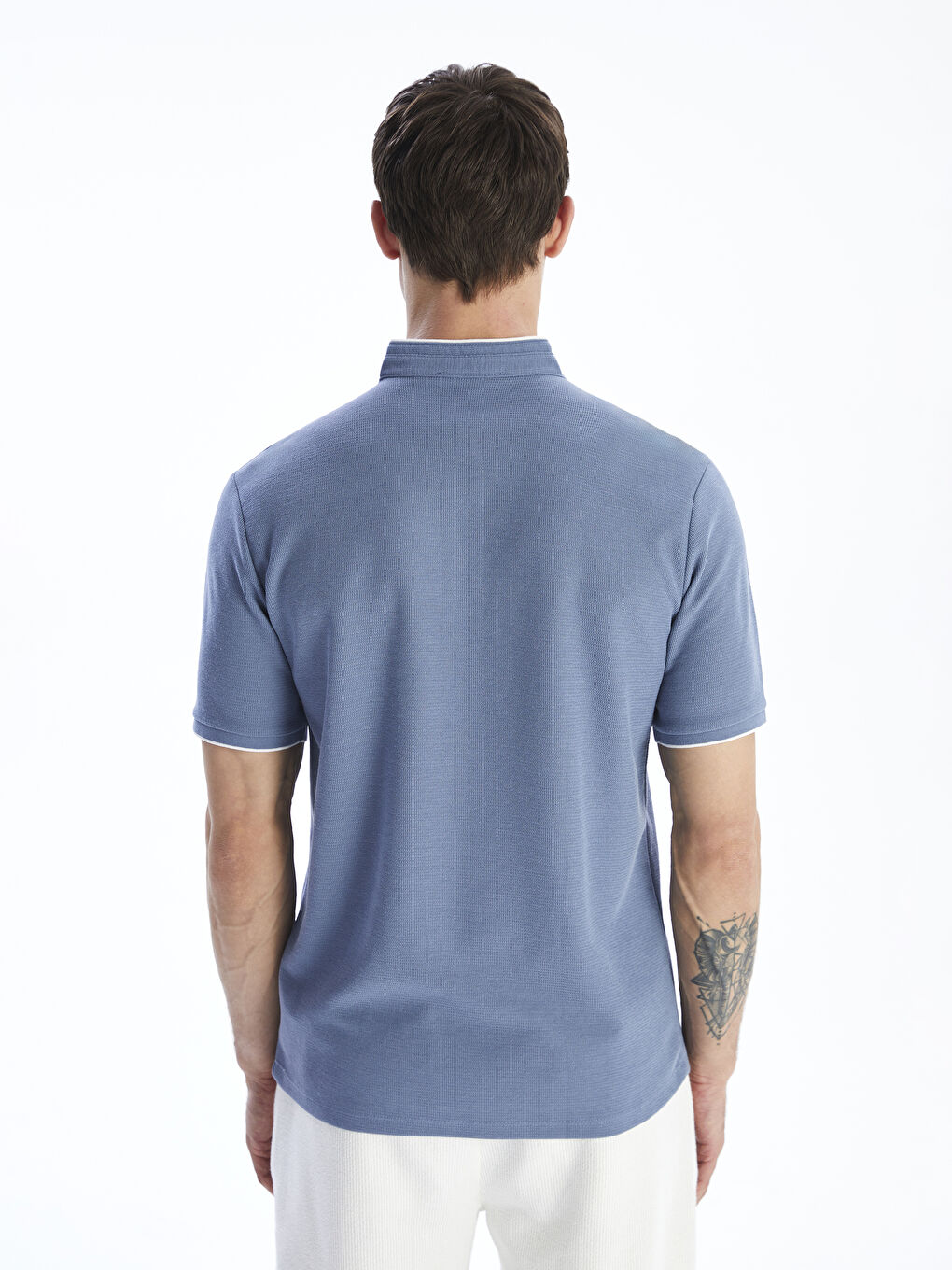 Grandad Collar Men's T-Shirt-3