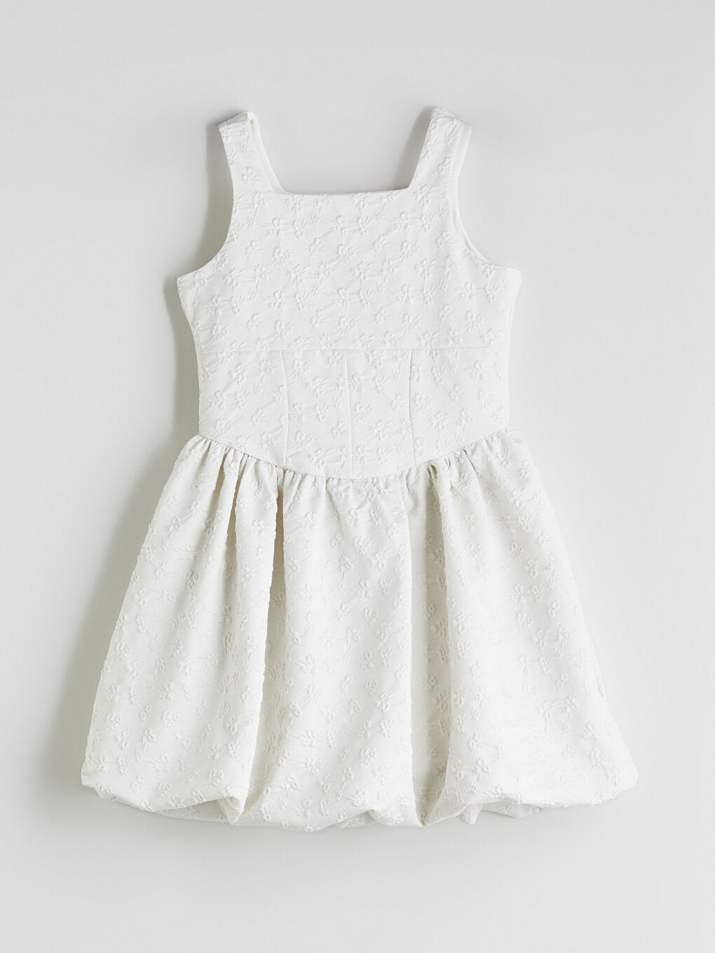 Square Neck Girls' Dress -S5P566Z4-Q6K
